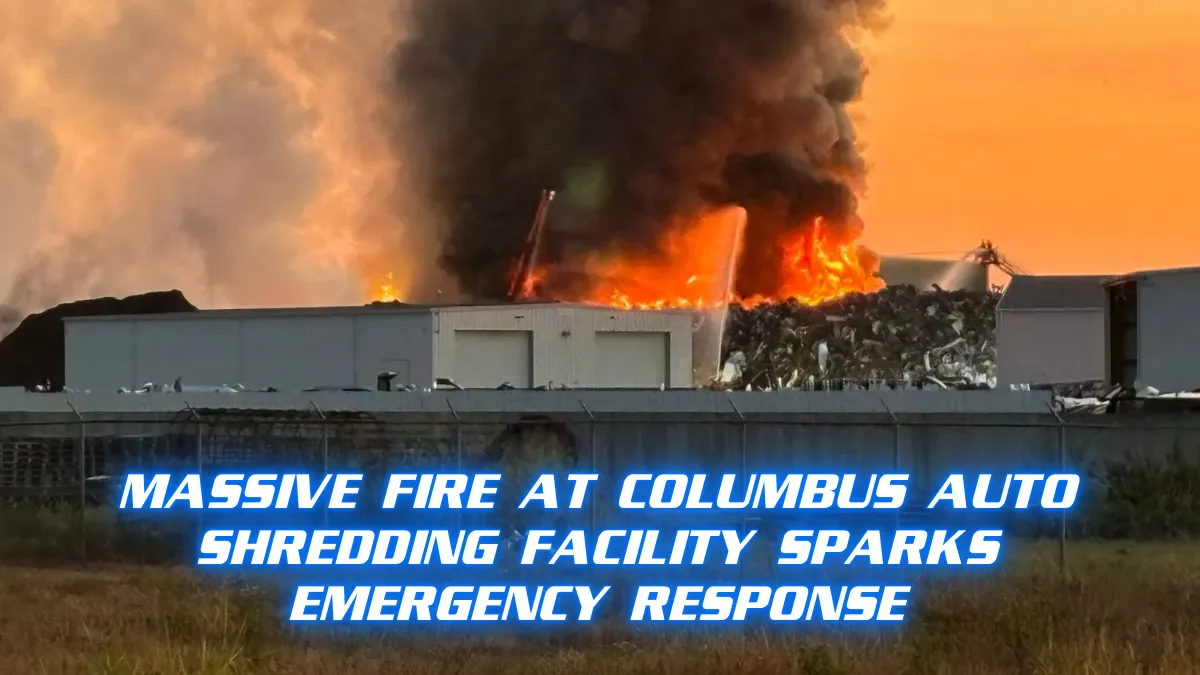 Massive Fire at Columbus Auto Shredding Facility Sparks Emergency Response