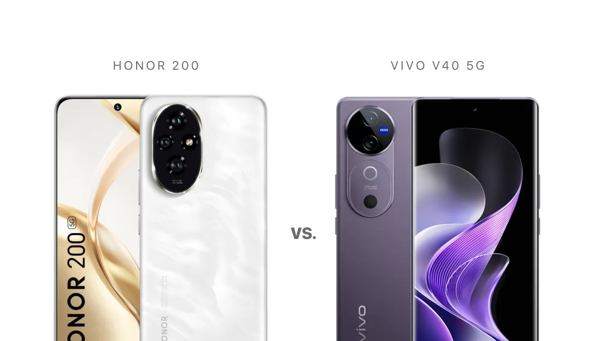 Honor 200 vs Vivo V40 5G